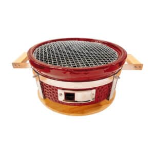 Braza table grill round - wijnrood