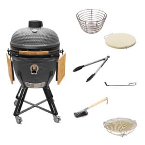 Kamado Grill XL 60 - Grijs - PRO